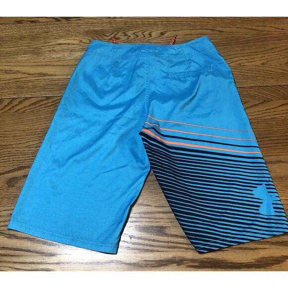 Hurley Board Shorts Mens 28 16 Phantom Blue Swim Trunks W/ Side Pocket Logo - Picture 4 of 10
